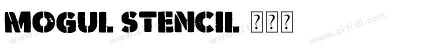 Mogul Stencil字体转换